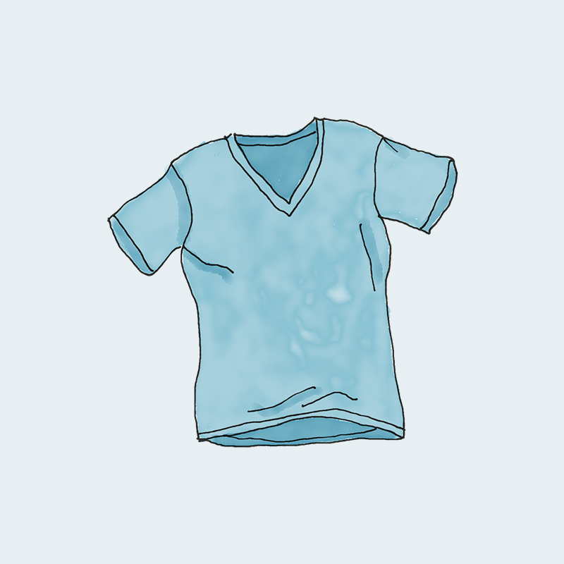 V-Neck T-Shirt – תמונה 3